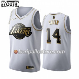 Los Angeles Lakers Danny Green 14 Nike 2019-2020 Valkoinen Golden Edition Lasten Pelipaidat Swingman